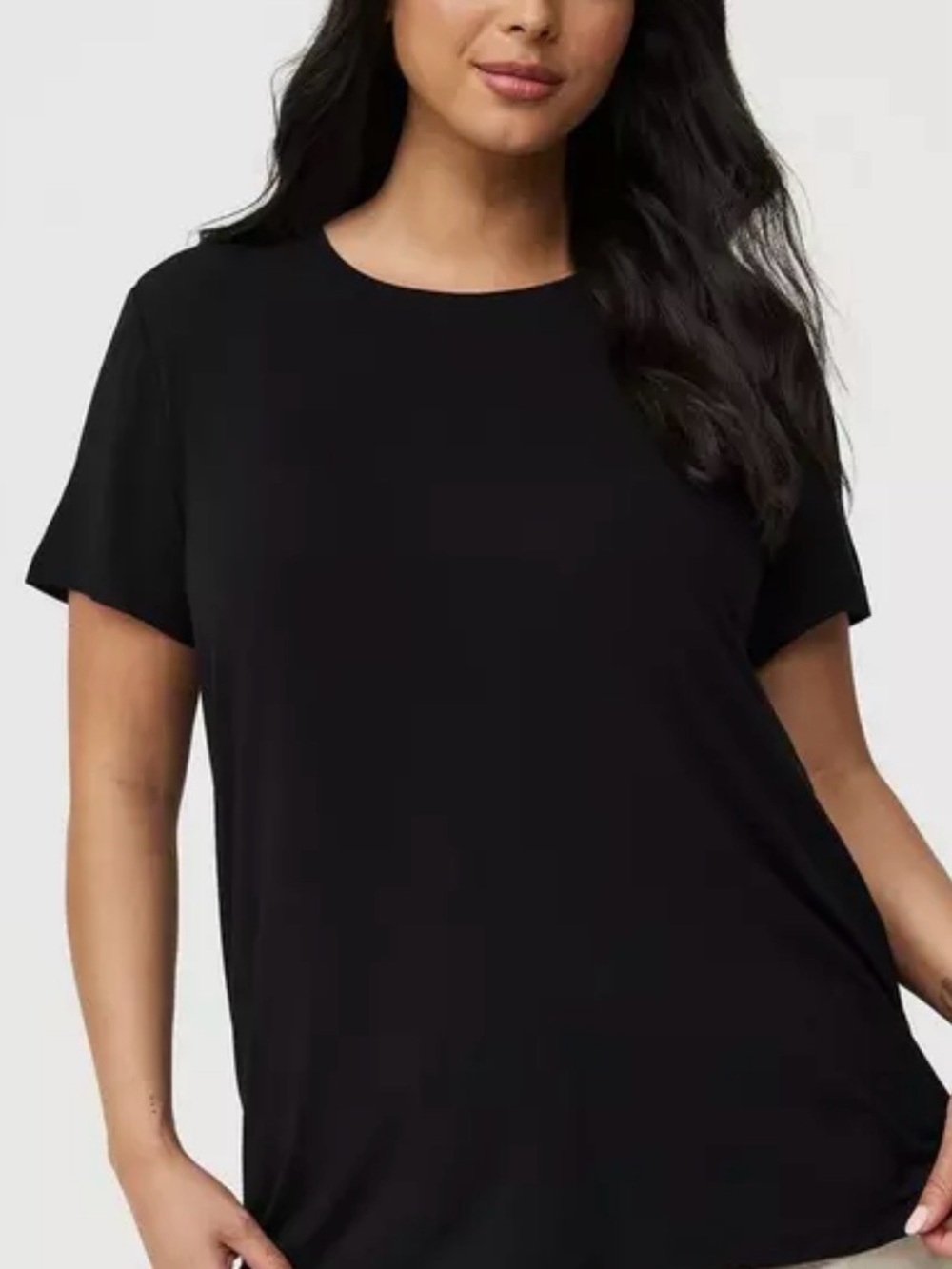 Torrid Black Short Sleeve Crewneck Tee